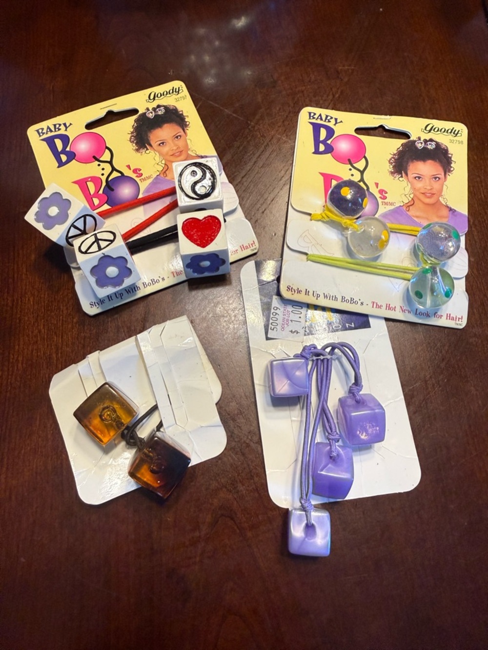 Goody Baby Bobo Hair Accessories Set in Purple, Yellow, Black & Amber
